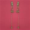 Antique Classic Earring with Matte Gold Plating