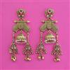 Antique Jhumki with Matte Gold Plating
