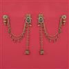 Antique Heritage Earring with Matte Gold Plating