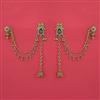 Antique Heritage Earring with Matte Gold Plating