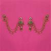 Antique Heritage Earring with Matte Gold Plating