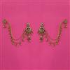 Antique Heritage Earring with Matte Gold Plating