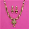 Antique Classic Necklace with Matte Gold Plating