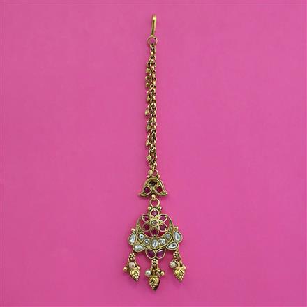 Antique Classic Tikka with Matte Gold Plating