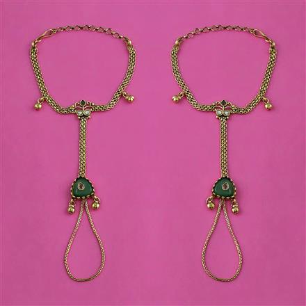 Antique Adjustable Hath Pan with Matte Gold Plating