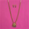 Antique Classic Necklace with Matte Gold Plating