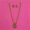 Antique South Indian Necklace with Matte Gold Plating