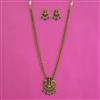 Antique South Indian Necklace with Matte Gold Plating
