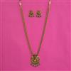 Antique South Indian Necklace with Matte Gold Plating