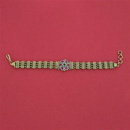 Antique Classic Bracelet With Matte Gold Plating
