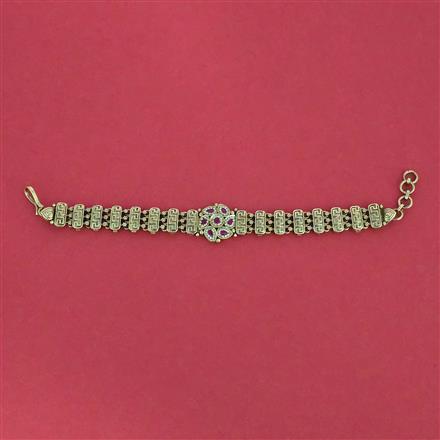 Antique Classic Bracelet With Matte Gold Plating