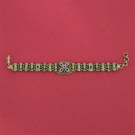 Antique Classic Bracelet With Matte Gold Plating