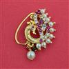 Antique Moti Nose Ring with Gold Plating