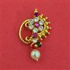 Antique Moti Nose Ring with Gold Plating