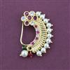 Antique Moti Nose Ring with Gold Plating