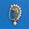 Antique Moti Nose Ring with Gold Plating