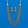 Antique Plain Gold Mala with Gold Plating