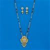 Antique Classic Mangalsutra with Matte Gold Plating