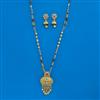 Antique Long Mangalsutra with Matte Gold Plating