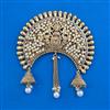Antique Temple Hair Brooch with Gold Plating