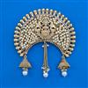 Antique Temple Hair Brooch with Gold Plating