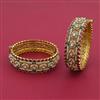 Antique 2 Pc Openable Bangles with Gold Plating