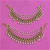 Antique Classic Ear Chain with Matte Gold Plating