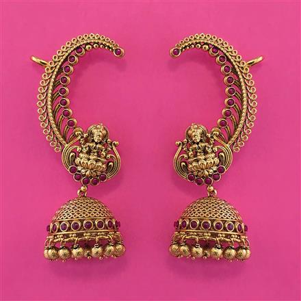 Antique Earcuff with Matte Gold Plating