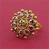 Antique Adjustable Ring with Gold Plating