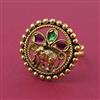 Antique Adjustable Ring with Gold Plating