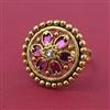 Antique Adjustable Ring with Gold Plating