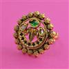 Antique Adjustable Ring with Gold Plating