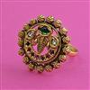 Antique Adjustable Ring with Gold Plating