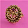 Antique Adjustable Ring with Gold Plating