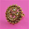 Antique Adjustable Ring with Gold Plating