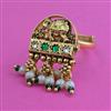 Antique Adjustable Ring with Gold Plating