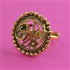 Antique Adjustable Ring with Gold Plating