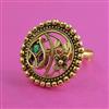 Antique Adjustable Ring with Gold Plating