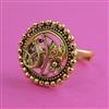 Antique Adjustable Ring with Gold Plating