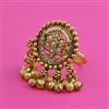 Antique Adjustable Ring with Gold Plating