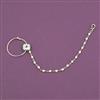 Antique Pearl Nose Ring with Gold Plating