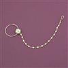 Antique Pearl Nose Ring with Gold Plating