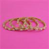 Antique 4 Pc Moti Bangles with Gold Plating