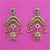 Antique Classic Earring with Matte Gold Plating