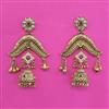 Antique Classic Earring with Matte Gold Plating
