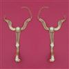 Antique Moti Hath Pan with Matte Gold Plating