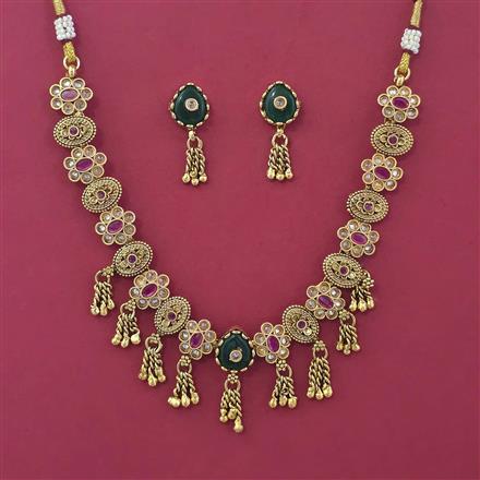 Antique Classic Necklace with Gold Plating