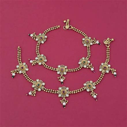 Antique Classic Payal with Gold Plating