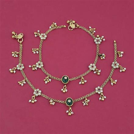 Antique Classic Payal with Gold Plating