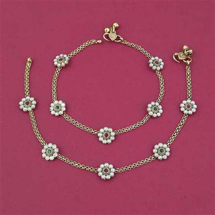 Antique Classic Payal with Gold Plating